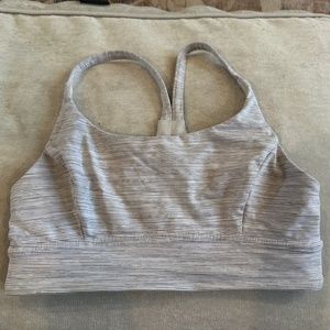 Lululemon grey sports bra
